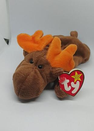 Винтаж олень chocolate ty 1993