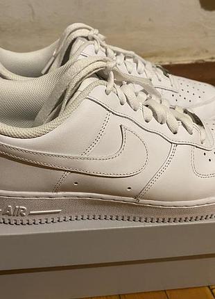 Кросівки nike air force 1 ‘07 чоловічі, білого кольору, розмір 42 (26.5 см)