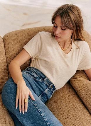 Базова футболка модель martha від sezane/ sézane