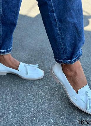 Лоферы натуральная кожа