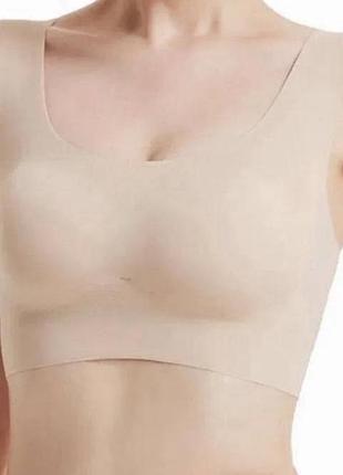 Жіночий тонкий бюстгальтер-топ з ефектом пушап.