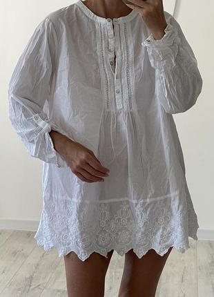 Туніка сорочка рубашка zara m&s