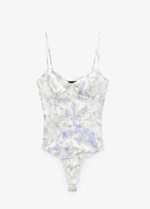 Боді zara на бретельках xs