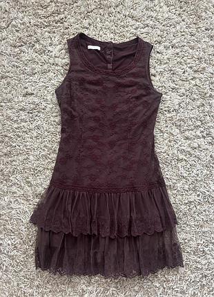 Кружевна сукня, сарафан мереживо, ажурное платье с-м