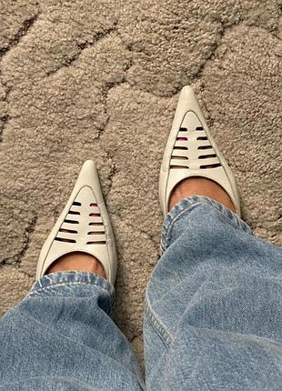 Вінтажні шкіряні туфлі