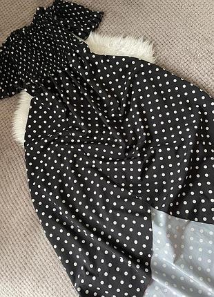 Платье в горох boohoo р.14/16