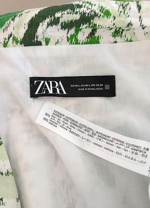 Лляна сорочка zara 7