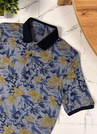 Футболка поло paul&shark різнокольорове розмір м-л