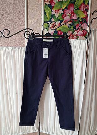 Стильні сині котонові штани чіноси next chino.