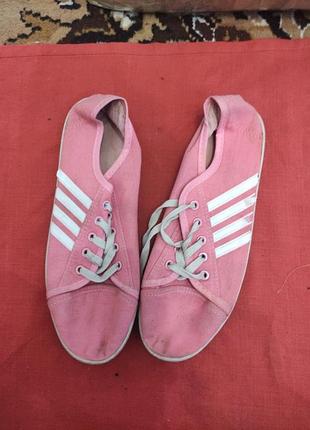 Кеды розовые