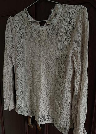 Женская сетевой блузка