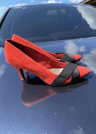 Туфлі замш 25 см устілка