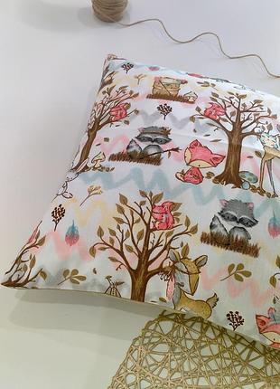 Хлопковые детские наволочки, размер 40*60 (арт.5890)