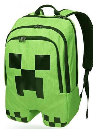 Рюкзак майнкрафт, портфель маинкрафт, рюкзак minecraft, рюкзак кріпер, портфель крипер