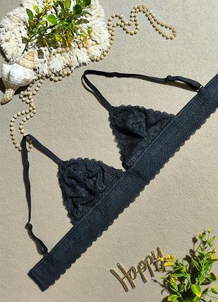 Бюстгальтер бралетт с кружевом