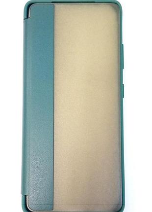 Чехол книга для samsung galaxy s21 ultra (темно-зеленый)