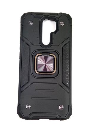 Чохол leyi для xiaomi redmi 9 з захисним екраном із загартованого скла (2 шт)