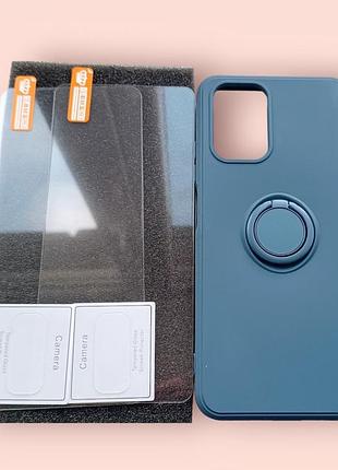 Чехол для xiaomi redmi note 10 4g с защитным стеклом для дисплея 6.43 дюйма и камеры