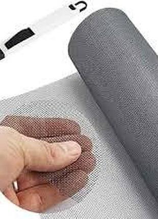 Сетка от комаров juliyeh gendako 1.2x2.5 м - для окон и дверей с щеткой для очистки