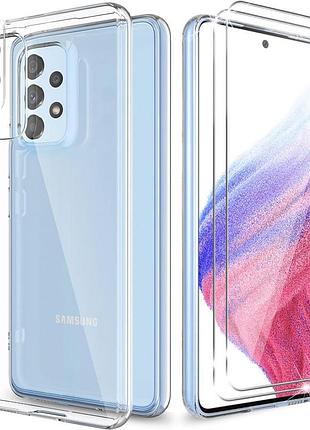 Чехол uymo для samsung galaxy a53 5g с защитным стеклом для камеры и экрана