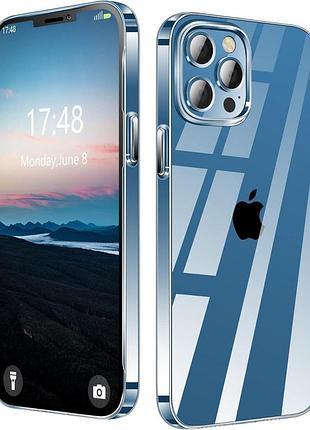 Прозрачный чехол enskko, совместимый с iphone 13 pro 6.1 дюйма крепкий противоударный чехол