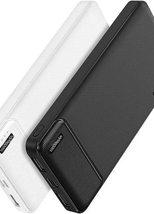 Power bank asperx, usb c быстрая зарядка, 10000mah (2 шт)(черный, белый)