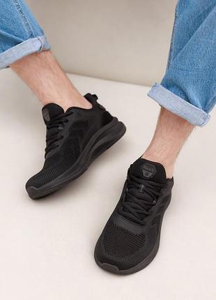 Кроссовки мужские сетка 591742 черные