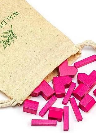 Фигурки waldfelsen® hoz: 4 города, 5 поселений и 15 улиц для игры "поселенцы" (розовый)