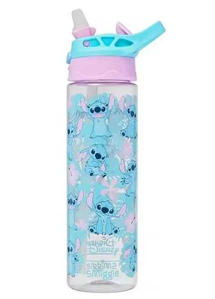 Пляшка smiggle disney stitch, поильник стітч, бутилочка стич, пляшка стіч