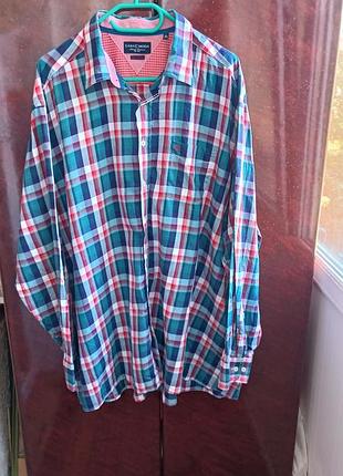 Casa moda-большая рубашка в клетку