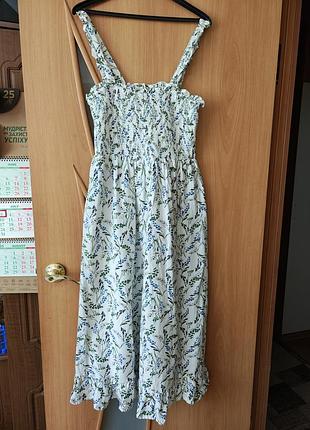 Платье в цветочный принт