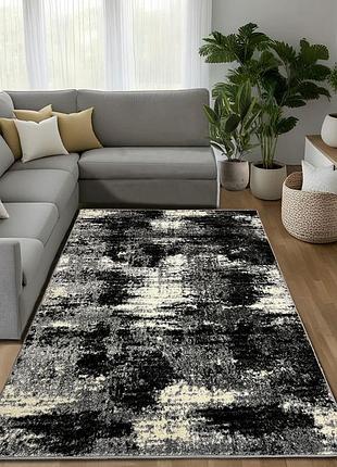 Ковер серый 2.5 х 5.0 м  espresso l.gray / black 02619a