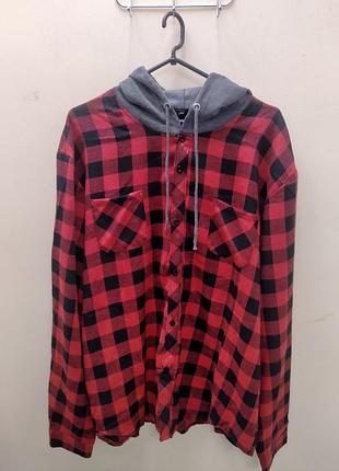 Сорочка унісекс червона в клітинку з капюшоном.с-9925
розміри:м;3xl
ціна -550грн
