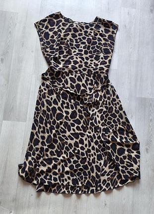 Платье леопард b'raise
