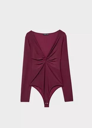 Бордовый боди