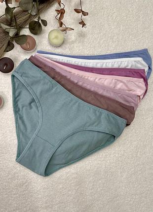 Набор женских трусиков слипы 7шт