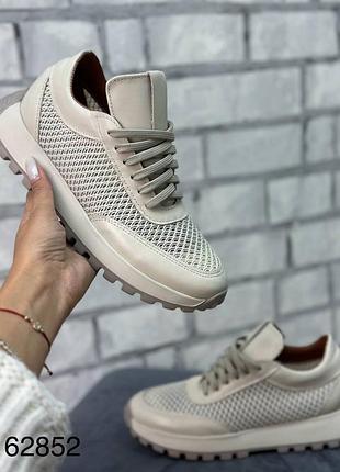 Кроcівки жіночі натуральна шкіра