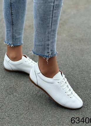 Кеди жіночі натуральна шкіра