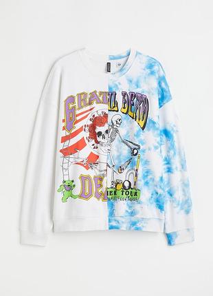Свитшот унисекс со стильным принтом h&m