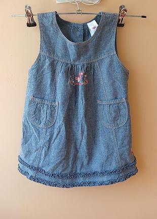 Літнє джинсове платтячко на 2 роки