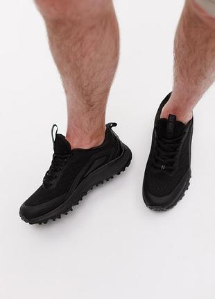 Кроссовки мужская сетка 592059 черные