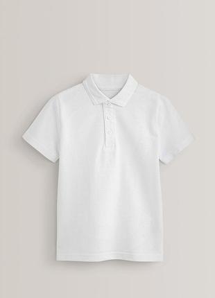 Поло білосніжне для першокласника або до садочку на свято