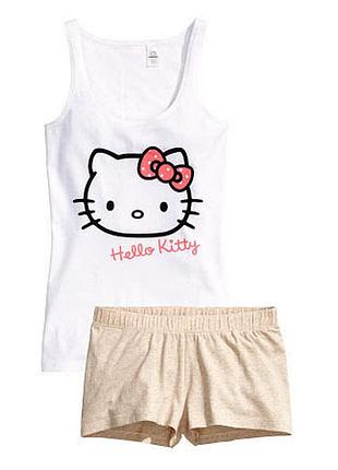 Піжама, домашній костюм h&m, hello kitty, розмір с і м