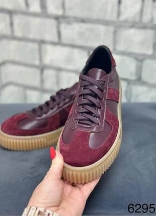 Кеды женские натуральная замша/кожа