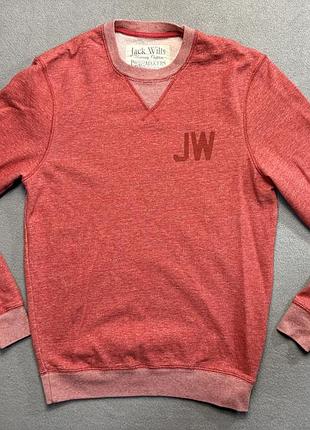 Jack wills рожевий бавовняний світшот розмір s