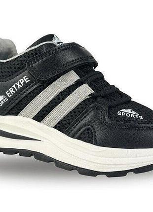 Кросівки чорні на липучці