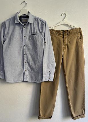 Брюки штани джинси h&m сорочка рубашка zara
