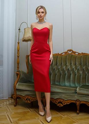 Атласна сукня бюстьє високої якості