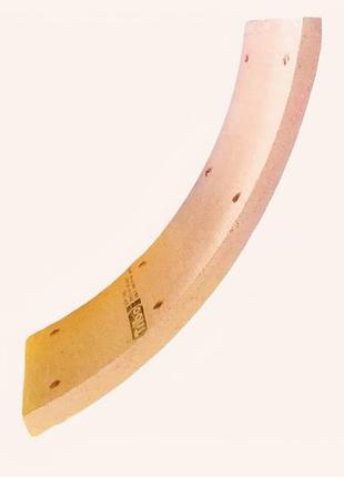 Накладка передньої гальмівної колодки газ-3307/08/09 свердел. шир-80 мм. радий.-200 мм товщ.-12 мм/51-3502105-03