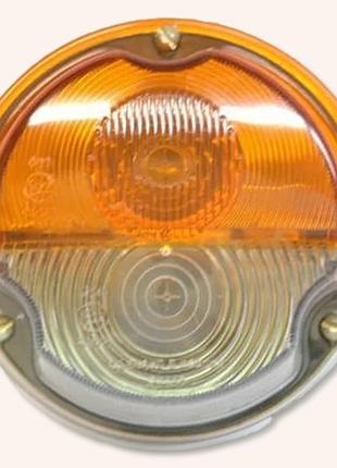 Фонарь передний зил-130; уаз / пф -130а (оранжевый+бесцветный рассеиватель).